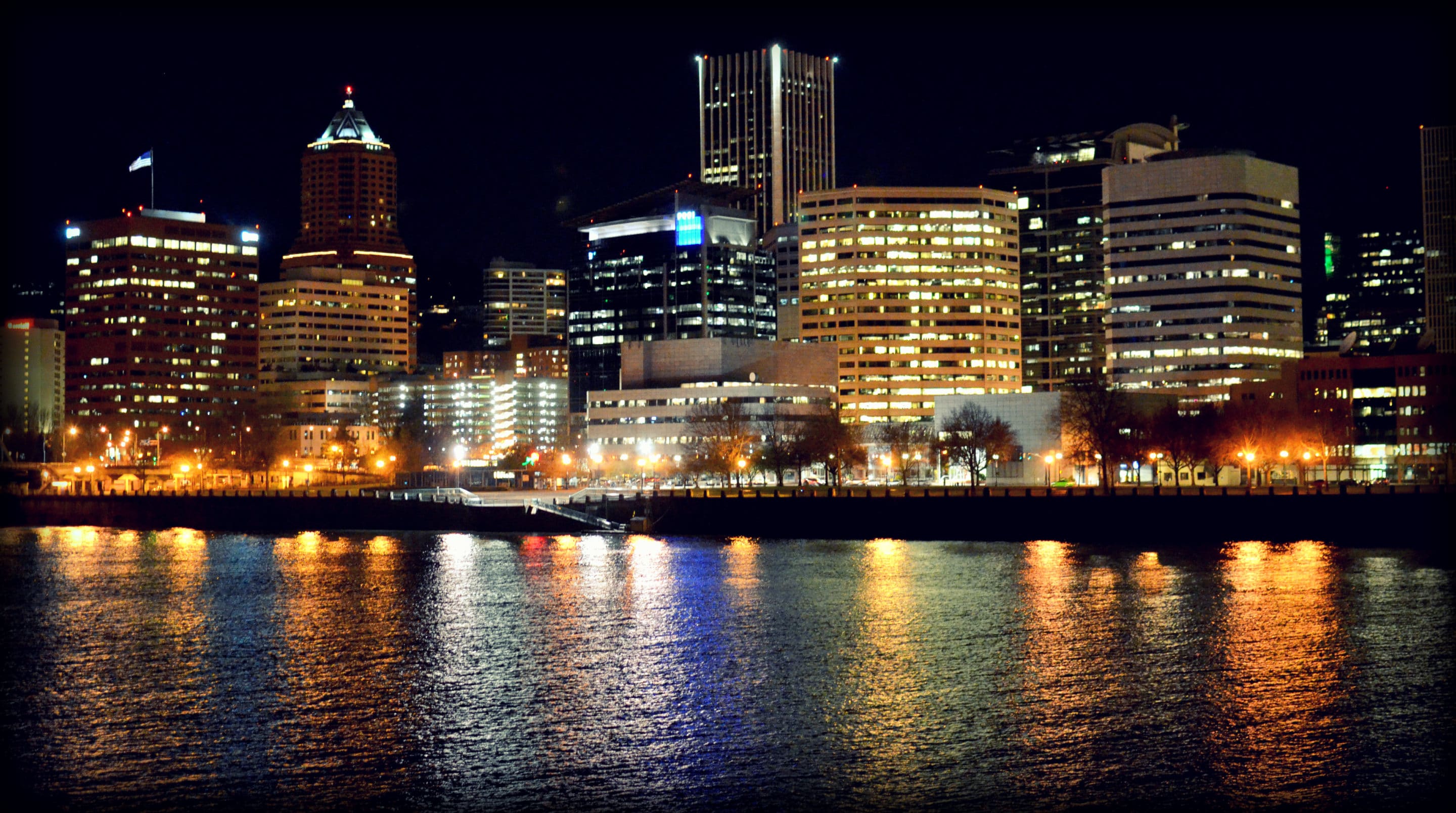 Portland Nighttime skyline | Portland Creative Realtors